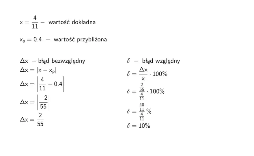 Błąd względny - jak liczyć i interpretować? Oceniaj dokładność!