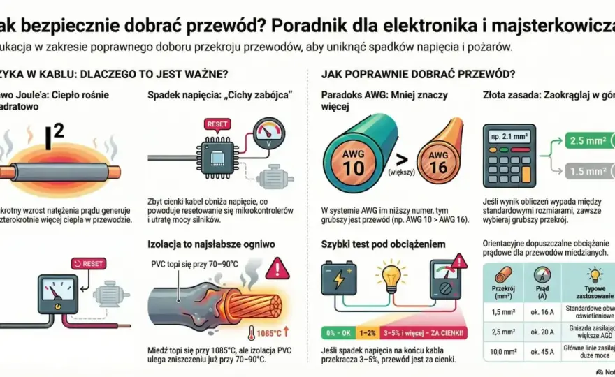 Jak dobrać kabel do siły? Kompletny poradnik elektryka