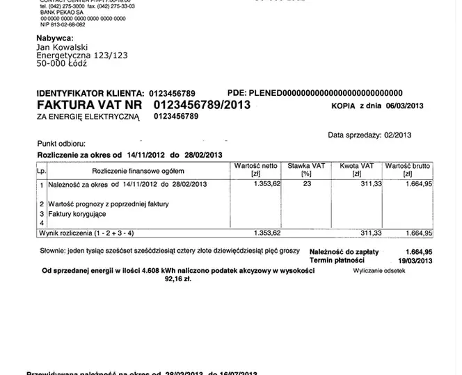 Co ile przychodzi rachunek za prąd Energa i jak uniknąć problemów z płatnościami